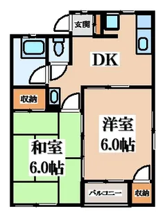 チェリー永和【3階】の間取り
