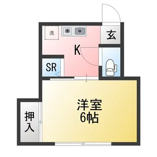 コーポ白ゆり【2階】の間取り