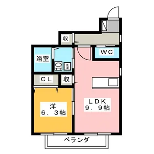 グランフォレスト【1階】の間取り