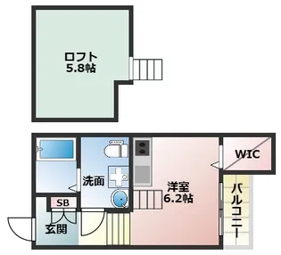 JOYFUL・HOUSE今川【2階】の間取り