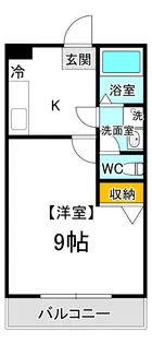 クレフラスト奥田本町【2階】の間取り