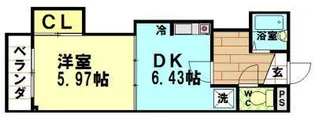 グレイスフル山本【3階】の間取り