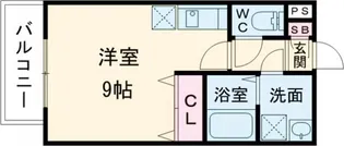 ジーメゾン福生武蔵野台【3階】の間取り