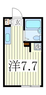 ベルシオン神尾【1階】の間取り