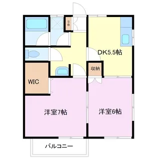 パルつきみ野【2階】の間取り