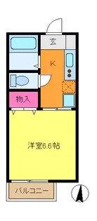 エルバレーIII【1階】の間取り