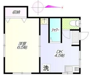 やすだ荘【2階】の間取り