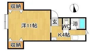 サンフォレスト【2階】の間取り