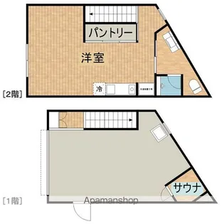 INSPIRE【1階】の間取り