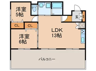 藤和シティコープ上町【10階】の間取り