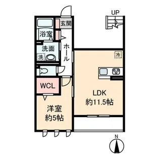 Ciel Lapis【1階】の間取り