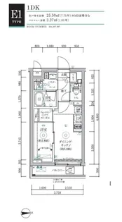 RELUXIA三軒茶屋【1階】の間取り