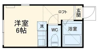 ユナイト岡沢マックスタイラー【1階】の間取り
