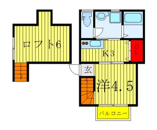 Marea北町【1階】の間取り