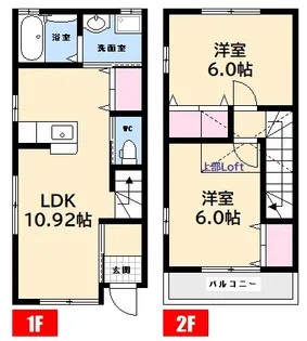 シャレーガーデンの間取り