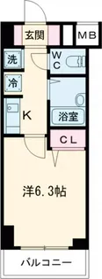レジディア上落合の間取り