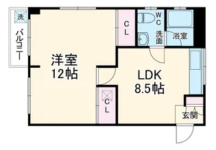 グリーンマンション【1階】の間取り
