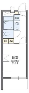 レオパレスMLハロープラザ【3階】の間取り
