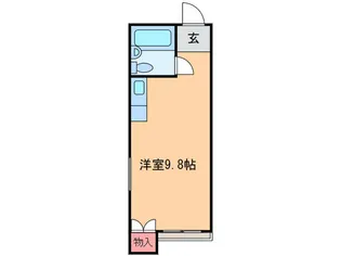 オレンジハウス【1階】の間取り