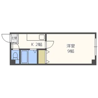 ベルファーレ白石【2階】の間取り