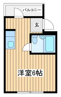 フレグランス八王子【1階】の間取り