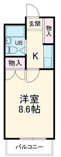 エランヴィタール【4階】の間取り