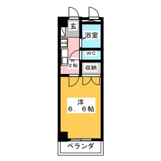 ハイツ神田【3階】の間取り