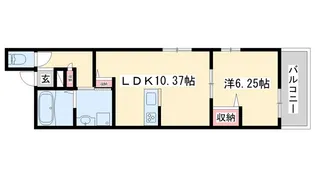 Villa Luckina【1階】の間取り