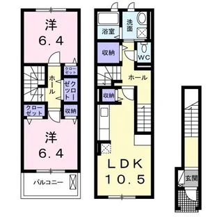 ブリーズI【2階】の間取り