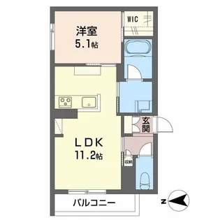 カワセミカーサ【2階】の間取り