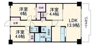 ピエール草加【1階】の間取り
