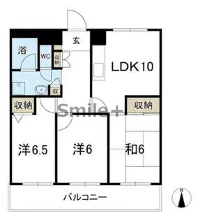 清幸マンション野田【9階】の間取り