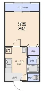 グリーンフォーレスト【1階】の間取り