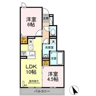 GFhills【1階】の間取り