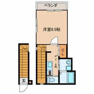 ヴィラージュK【2階】の間取り