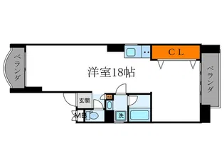 八星ハイツ【2階】の間取り