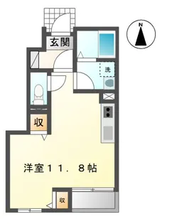 スレーヌ大門【1階】の間取り