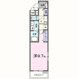 ヒカルサ泉佐野中町ノース【3階】の間取り