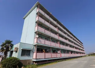 ビレッジハウス城島1号棟の外観