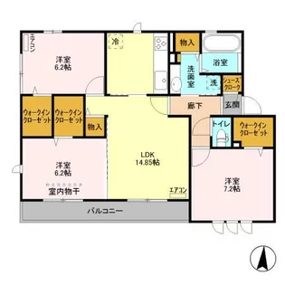 La Crece N【1階】の間取り