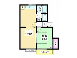 中島ハイム【2階】の間取り