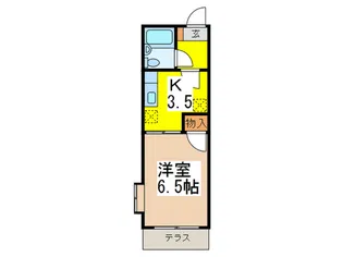 プレジオ松原【1階】の間取り
