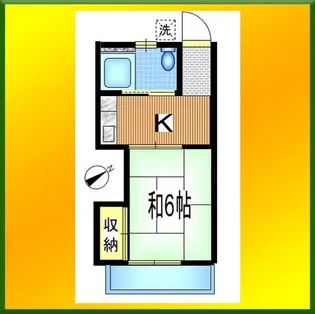 いわき荘【2階】の間取り
