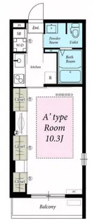 アドバンス東習志野【2階】の間取り