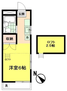 沖田ハイム【1階】の間取り