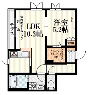 Casa de la Frontera【1階】の間取り