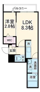 KEIAI RESIDENCE 鳩ヶ谷【3階】の間取り