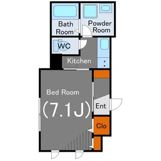 ミラコルド三軒茶屋【1階】の間取り