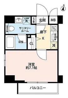 グランドコンシェルジュ恵比寿【3階】の間取り