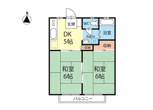 ハウスサンライフ【2階】の間取り